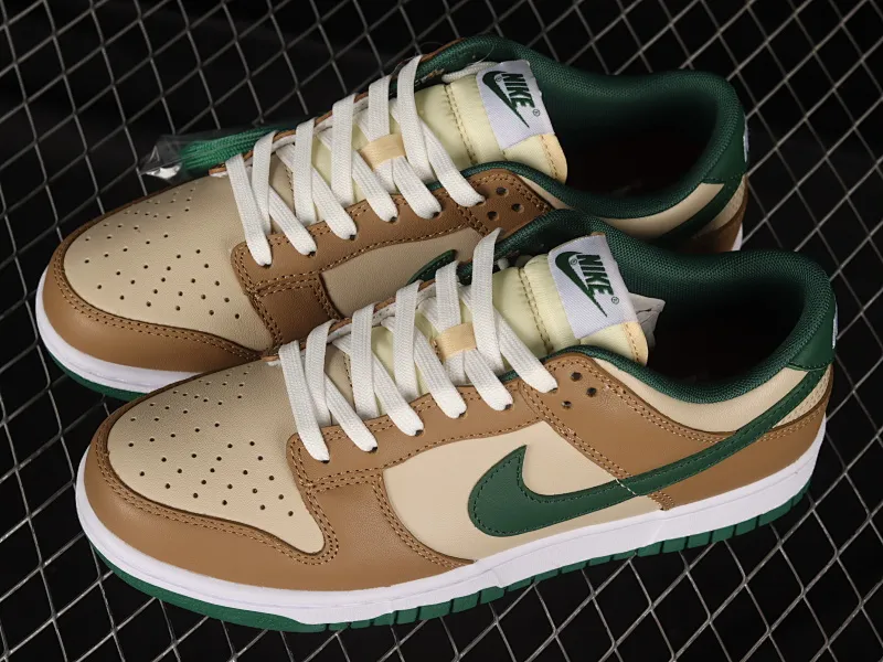 All Categories Nk SB Dunk Series Nk SB Dunk Low Low-top sneakers Nk Dunk Low "Tans" Retro Green" SB low-top sports and leisure sneakers FB7160-231
